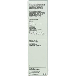 Peg Paste Natural Toothpaste with Hydroxyapatite Natural Mint 190g