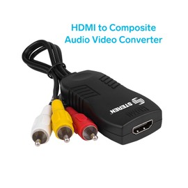 STEREN HDMI to Composite Converter Adapter - HDMI to 3 RCA [526-020]