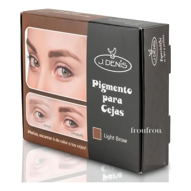 Kit Pigmento Para Cejas Profesional Light Brown J Denis Inde