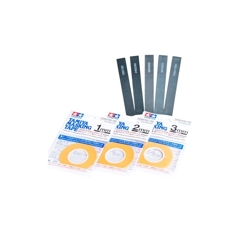 Tamiya Masking Tape Set 1mm (87206), 2mm (87207), 3mm (87208)