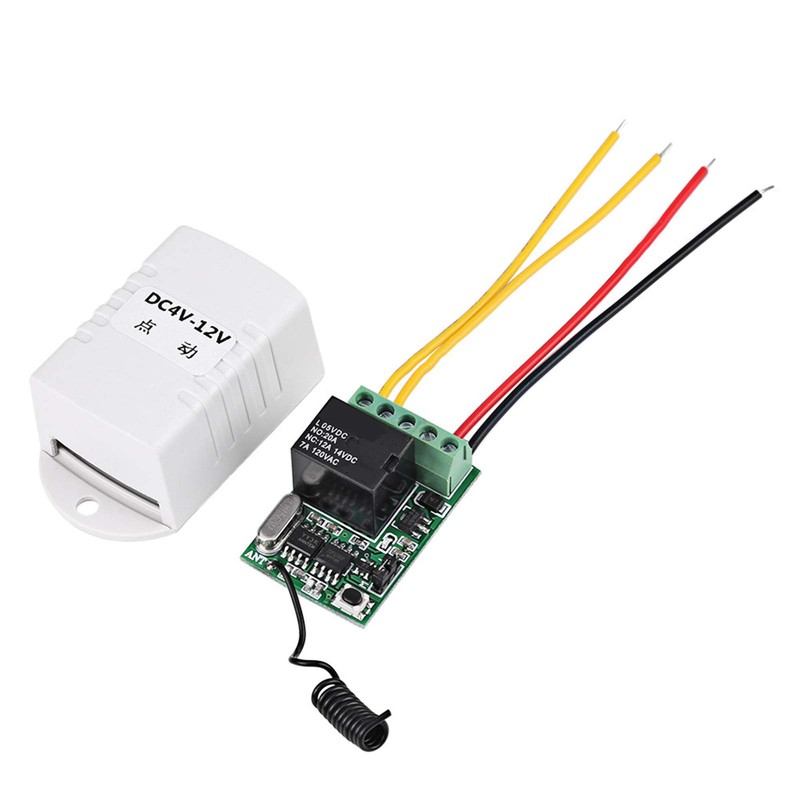 Eujgoov DC 4V 5V 6V 7.4V 9V 12V Radio Relay
