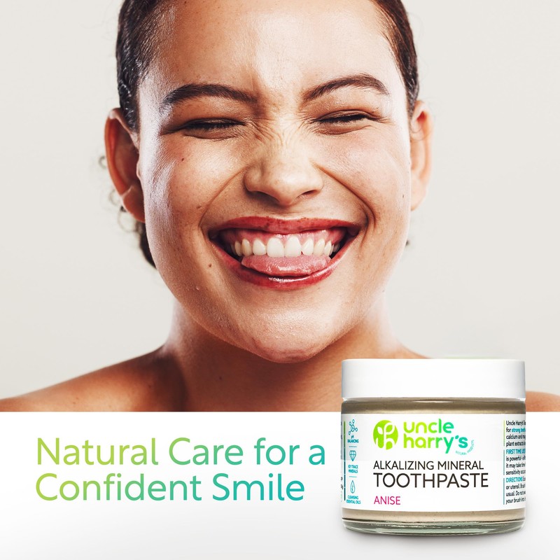 Uncle Harry's Anise Remineralizing Toothpaste | Natural Whitening Tooth Paste