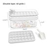 Ice Cube Tray,Food-Grade Ice Cube Moulds with Lid,Release All Ice