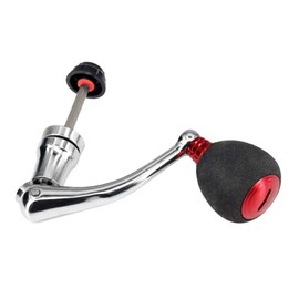 Fishing Reel, Power Handle Knob, Daiwa D, Spinning Reel, Lightweight, Custom Parts, 3 Colors, 2 Sizes Available, EVA (Red, L)