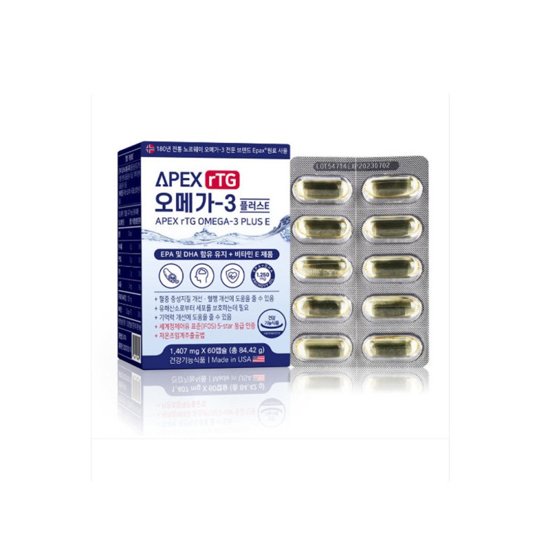 Apex Altige Omega3 Plus E 1407mg / 에이펙스 알티지 오메가3