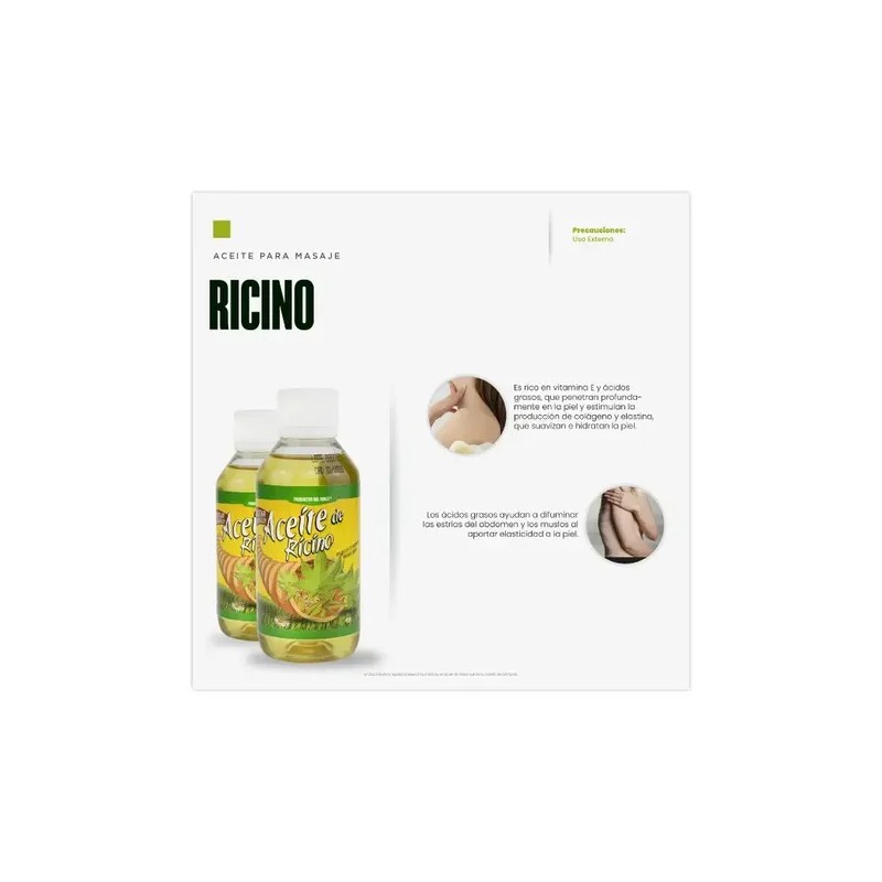 Aceite De Ricino - Del Roble 120 Ml.