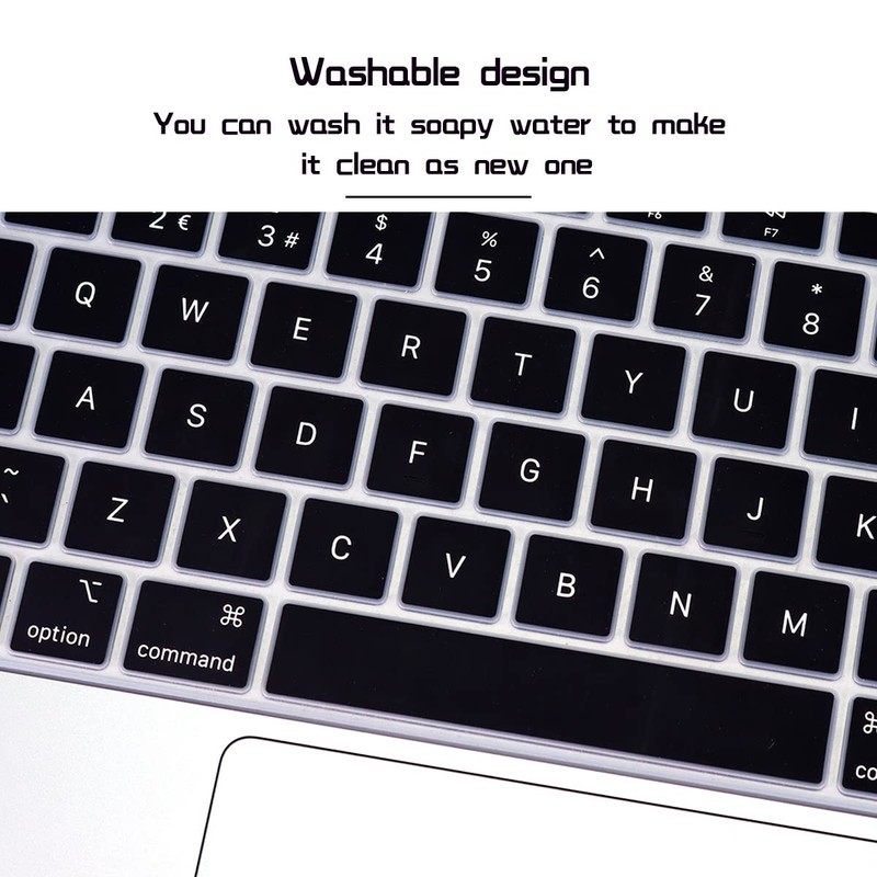 HRH Ultra Thin Arabic Language Silicone Keyboard Cover Skin for