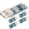 JESSINIE 5pcs 9V/12V/24V to 5V DC-DC USB Car Charger 3A