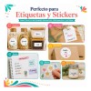 50 Hojas De Papel Fotográfico Autoadhesivo A4, 135g, Blanco