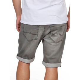 MUSTANG Men’s Chicago Denim Shorts, Regular Fit (Real X) - Light Grey Denim (311), size: 30W