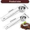 2 Stück Kaffeelöffel Kaffeemesslöffel Portionierer Messlöffel 15ml & 30ml Dosierlöffel