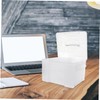 MERRYHAPY Sturdy Photo Storage Box Easy to Organize Portable Plastic