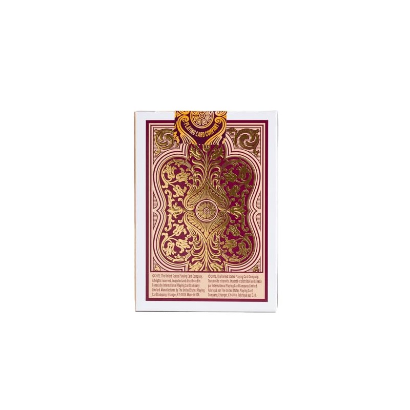 Bicycle Baraja Vernena Floral Premium Dorada
