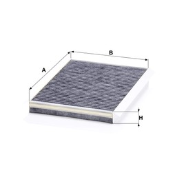 Original MANN-FILTER Interior Filter CUK 3780 – Pollen filter with active charcoal – For passenger cars