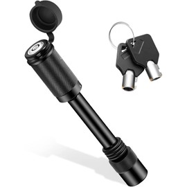 Bloqueo de Enganche de Remolque,Pasador de 5/8" de Diámetro,Se Adapta a Tubo Receptor de 2",Receptor de Enganche Clase III y IV,Antirrobo e Impermeable,Se Adapta a Camiones,Barcos,Bicicletas
