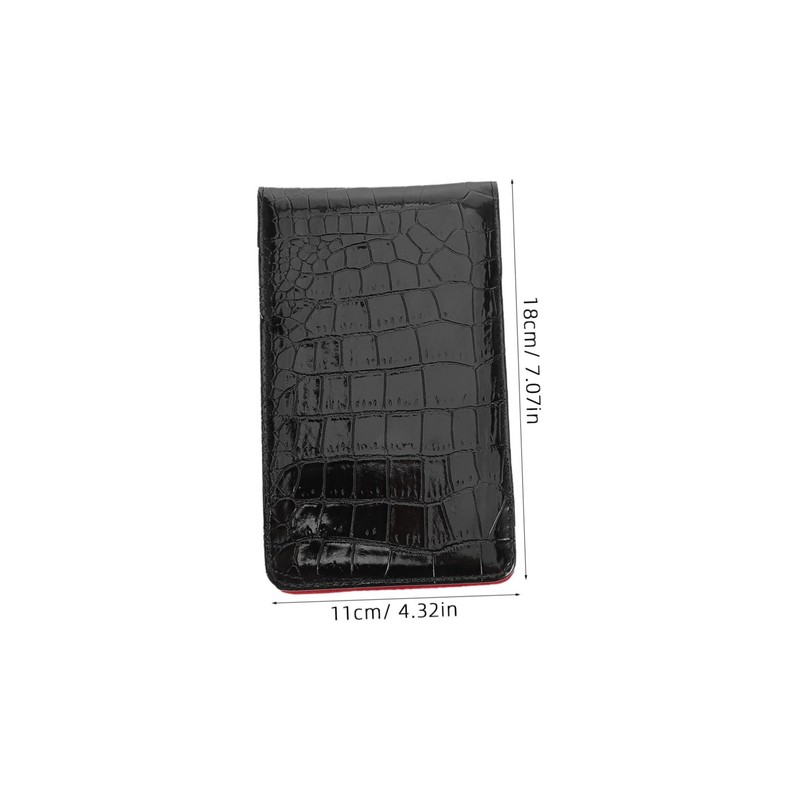 SUPVOX 1set Golf Scorecards Holder Elegant Leather Golf Scoring Book