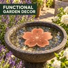 2-Pack Copper Bird Bath Disks with Triple-Point Support, 3.94 Inch