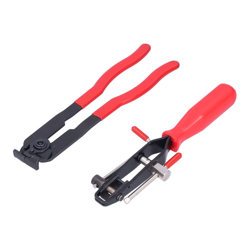 2pcs CV Joint Clamp Set Metal Ear Type Boot Banding