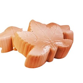 Sycamore Leaf Scented - 2 pc Large Leaf Shape Shea Butter & Goatmilk Soap Set