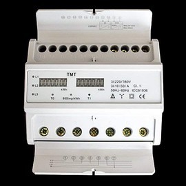 THREEPHASE Digital DIN Wattmeter Energy Meter Power Current DIN-Rail ZS3