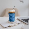 Reusable Insulated Neoprene Iced Coffee Cup Sleeve, Durable Drink Sleeve