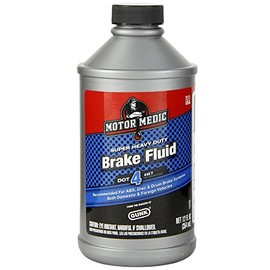 Niteo Products Motor Medic M4512/6-6PK DOT 4 Super Heavy Duty Brake Fluid - 12 oz., (Case of 6)
