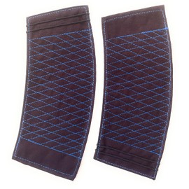 [Set of 2] Kineya Tabi, Kineya Invincible, Blue Striped Hand Guards, Artisan, 4 Kohaze, Indigo Dyed, 100% Cotton, Wrist Cover, Wristband