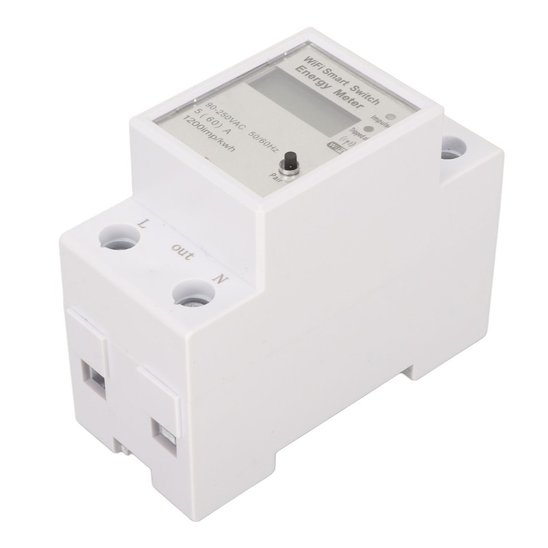 WiFi Electricity Meter LCD Display Watt Hour Meter APP Control