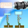 PVC True Union Check Valve, 2’’ Slip Swing Full Port