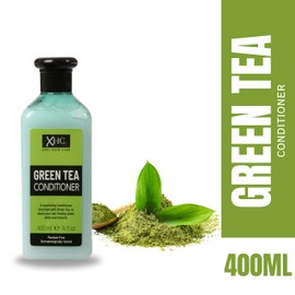 Xpel Marketing Green Tea Conditioner With Green Tea & Tea Tree Oil To Prevent Hair Loss, Dandruff & Breakage - Vegan Friendly.NO Sulphates, Parabens, Silicones, Color & PEG - 400 ml