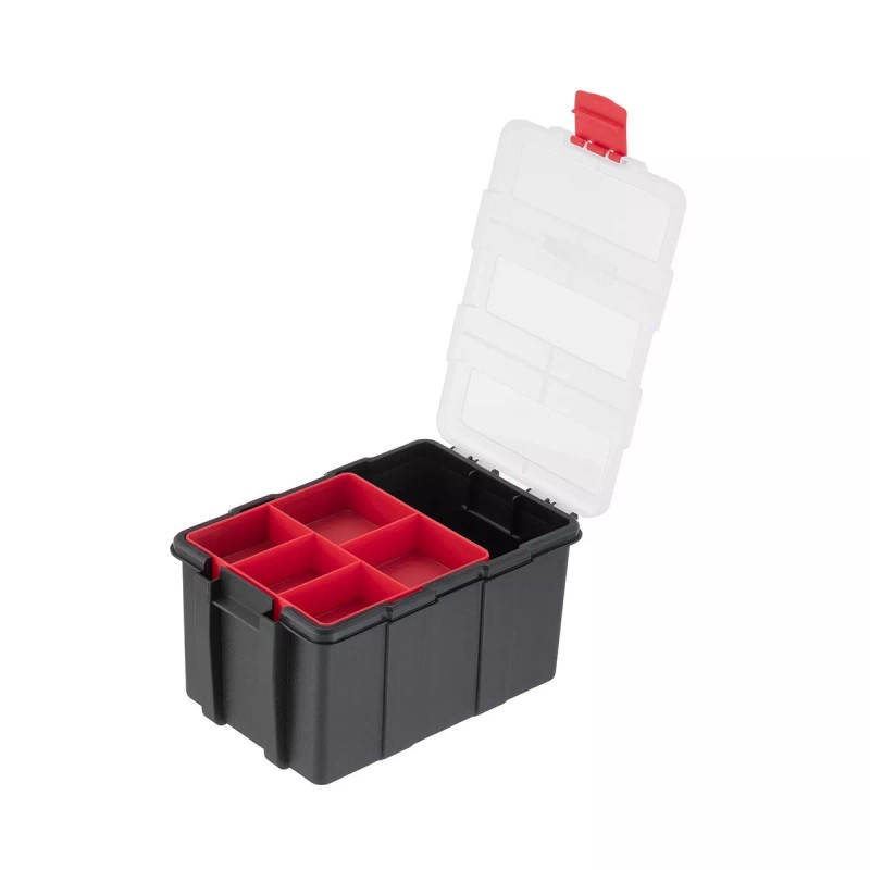 INTERTOOL Multi-Purpose Storage Container with 5 Compartment Tray BX08-4041