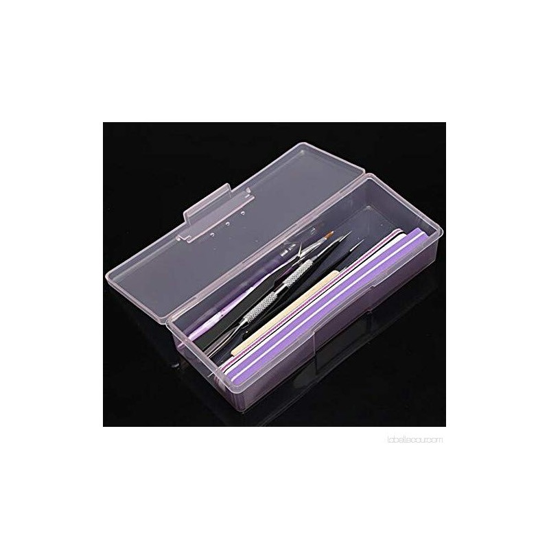 BNP Manicure Tool box Empty Transparent Clear Nails Manicure Tools