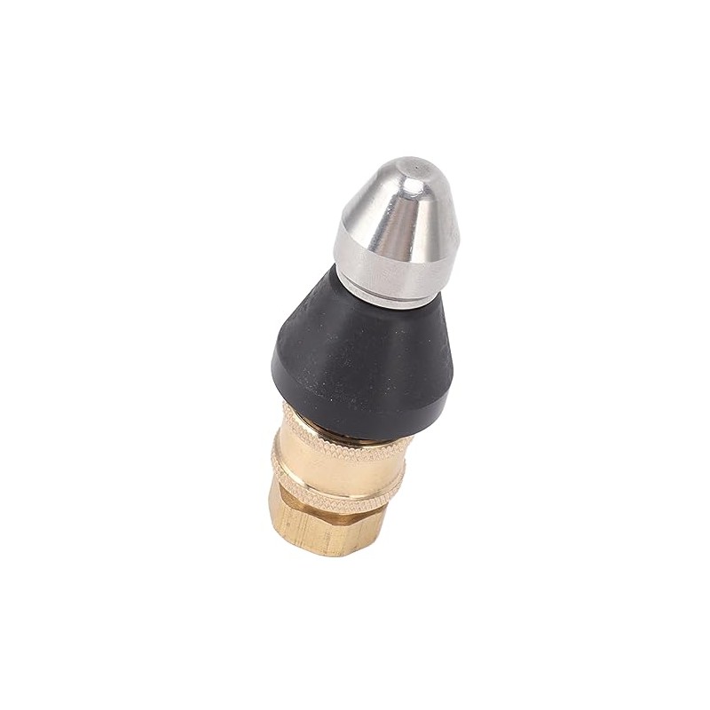 Domary Pressure Sewer Jetter Nozzle Stainless Steel G1/4 Adapter for