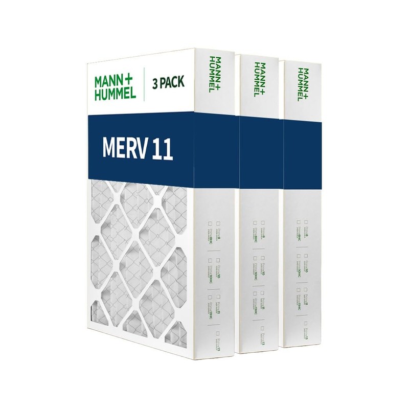 Mann+Hummel 16x25x4 MERV 11 (MPR 1000-1200) Pleated HVAC AC Furnace