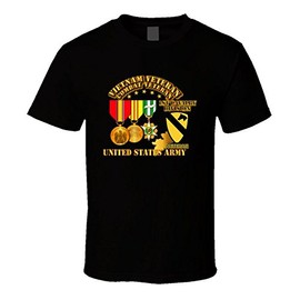 XLARGE - Vietnam Vet - w Medals - VN - 1st Cav Division - Black