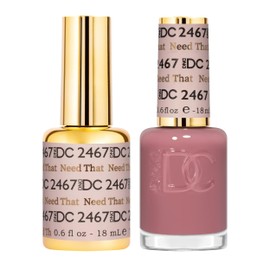 DND Gel DC Sheer Polish Set - 1 each of Gel Polish and Nail Polish, Need That, 0.5 Fl Oz