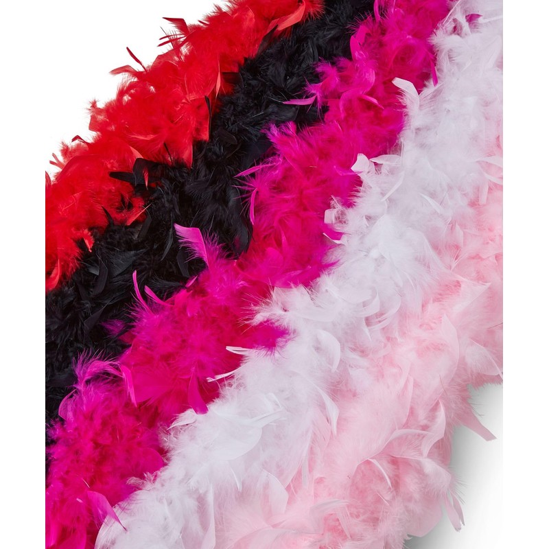 Runesol Feather Boa, red