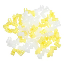 Motoforti Tailgate Door Handle Door Lock Rod Clip, for Toyota 4Runner 1990-2023, Plastic, No.6929312030, White, 20 Pair