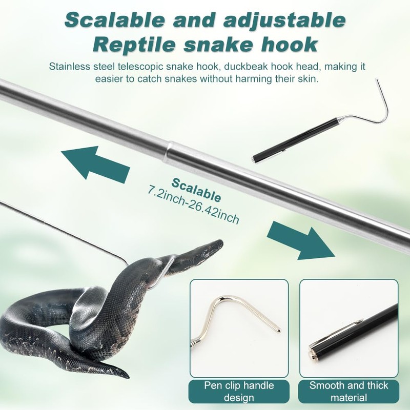 XuYelora 23.6inch Animal Handling Gloves Bite Proof with 40inch Collapsible