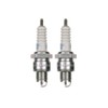 2x Spark Plug BR6HSA Suitable for Honda Bali SJ 50 AF32, SH 100, SFX, SGX, SYM Jet, Keeway Pixel, Kymco Cobra