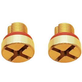 2Pcs LR031393 Brass Radiator Coolant Hose Bleed Screw Fit for Range Rover LR4 2010-2016 for Land Rover Range Rover Sport 2010-2013 Coolant Radiator Hose Bleed Screw Plug