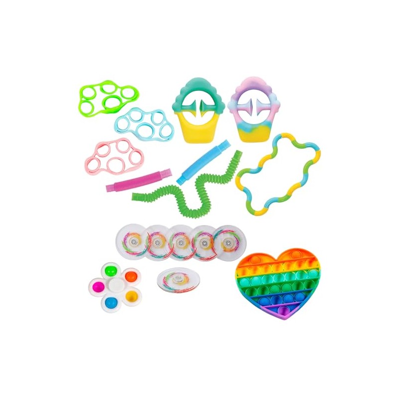 Fun Express Fidget Toy Assortment - Mega Bulk 72 Pc