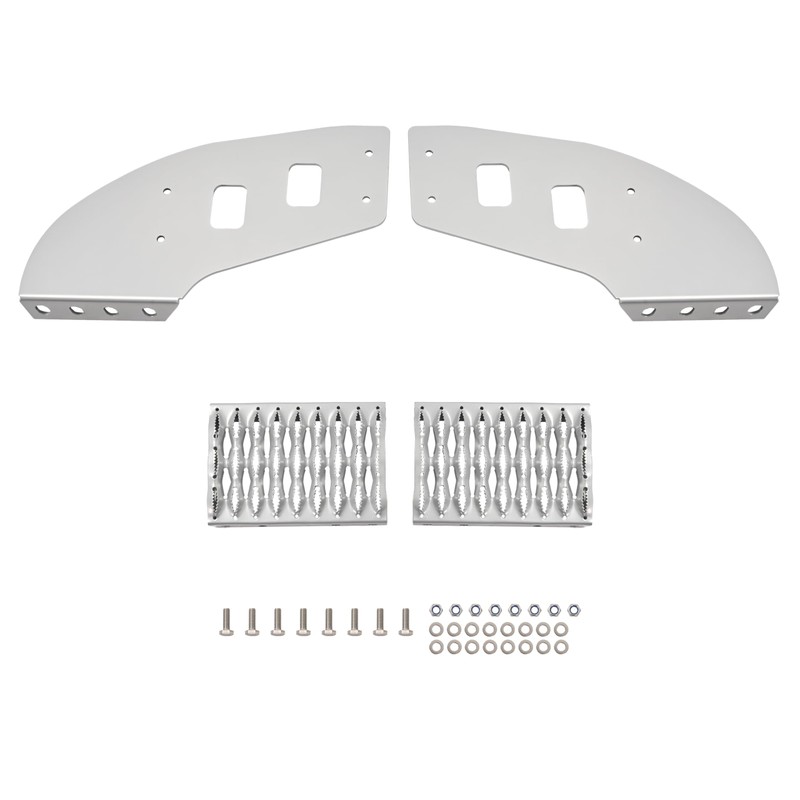 HECASA 10” Truck Frame Step Mounted Side Steps Compatible with