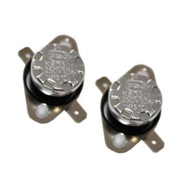 CompStudio 2 Pcs Temperature Controlled Switch Thermostat KSD301 115 Celsius Normal Close N.C 10A 250V