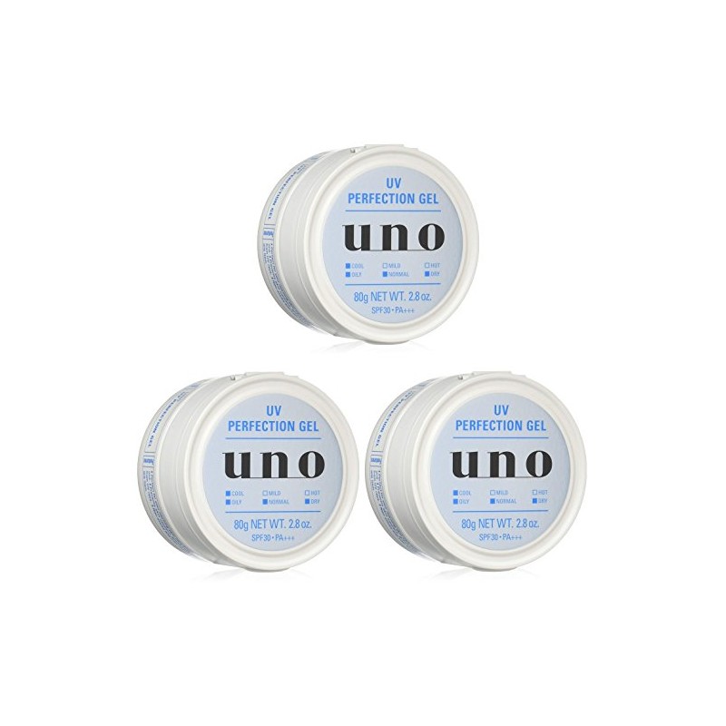 UNO UV Perfection Gel Shave Cream, Face Wash, and Moisturizer