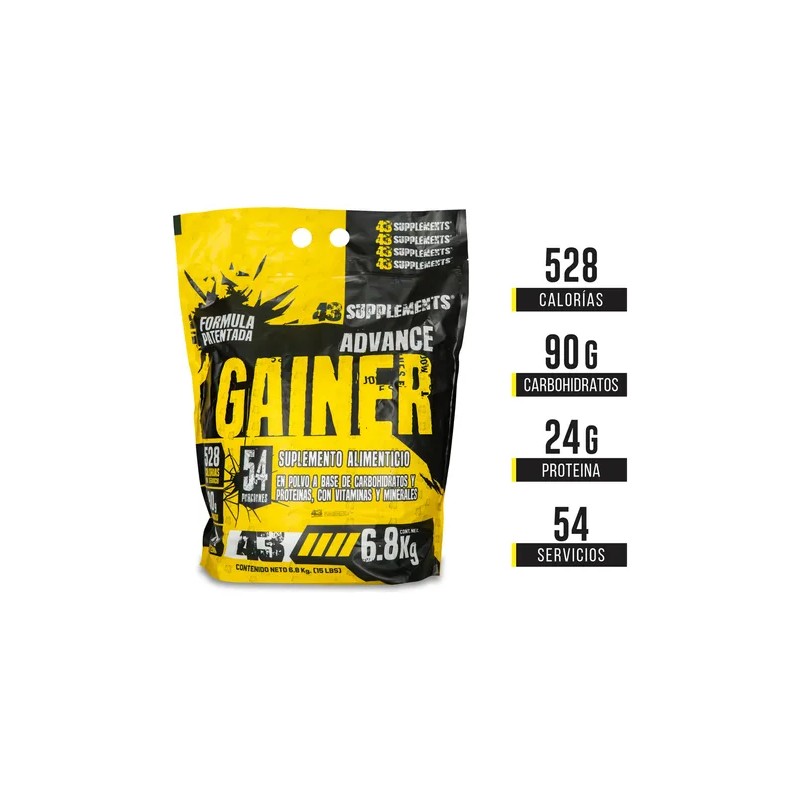 Ganador Hard Mass Gainer Vainilla15 Lbs 43 Supplements