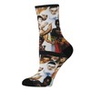 Norman Rockwell Women's Novelty Crew Socks, Oooh Yeah Funny Socks,
