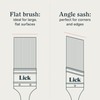 Lick Bamboo 5 Pack Paint Brush Set – Sustainable, Eco