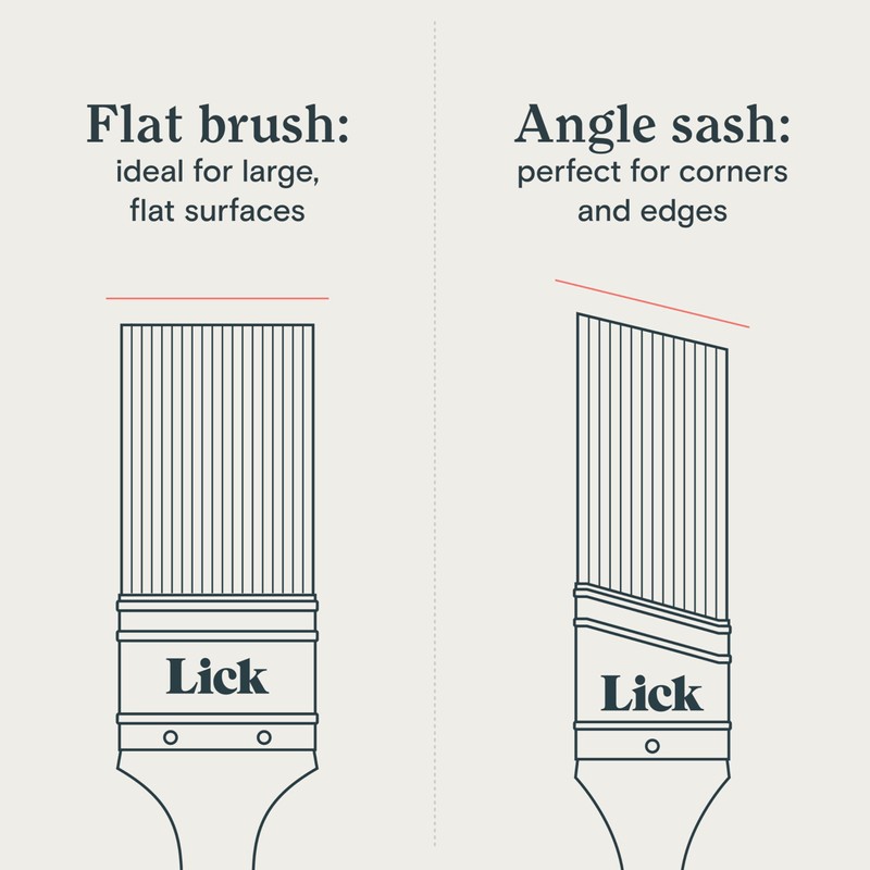 Lick Bamboo 5 Pack Paint Brush Set – Sustainable, Eco