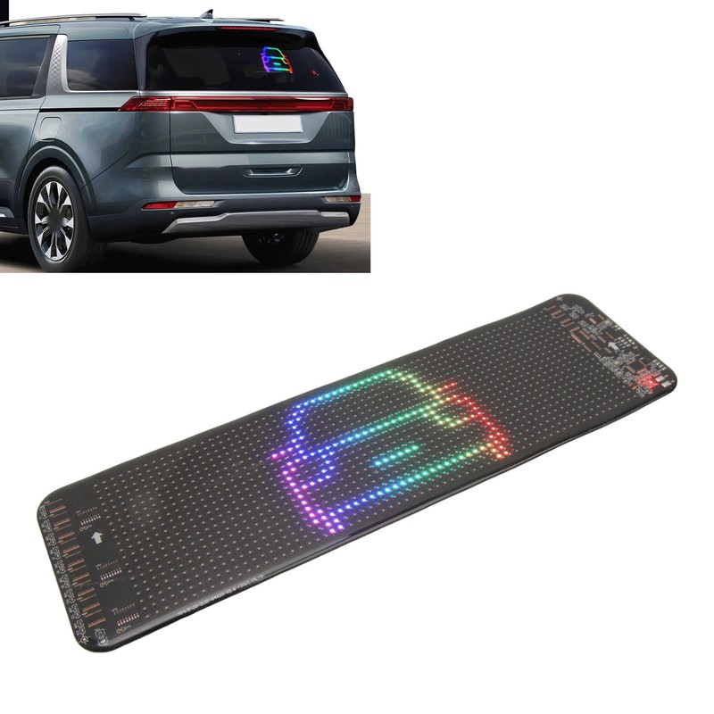 LED Car Sign Flexible Bluetooth App Control Programmable Scrolling Panel